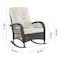 Manhattan Comfort Furttuo Steel Rattan Outdoor Rocking Chair with Cushions in Cream OD-CV017-CR - alternate 6